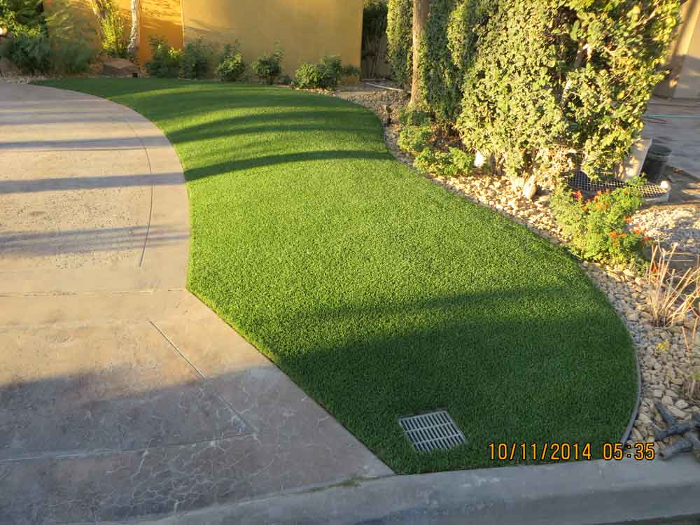 Artificial grass — completed McFarlane project