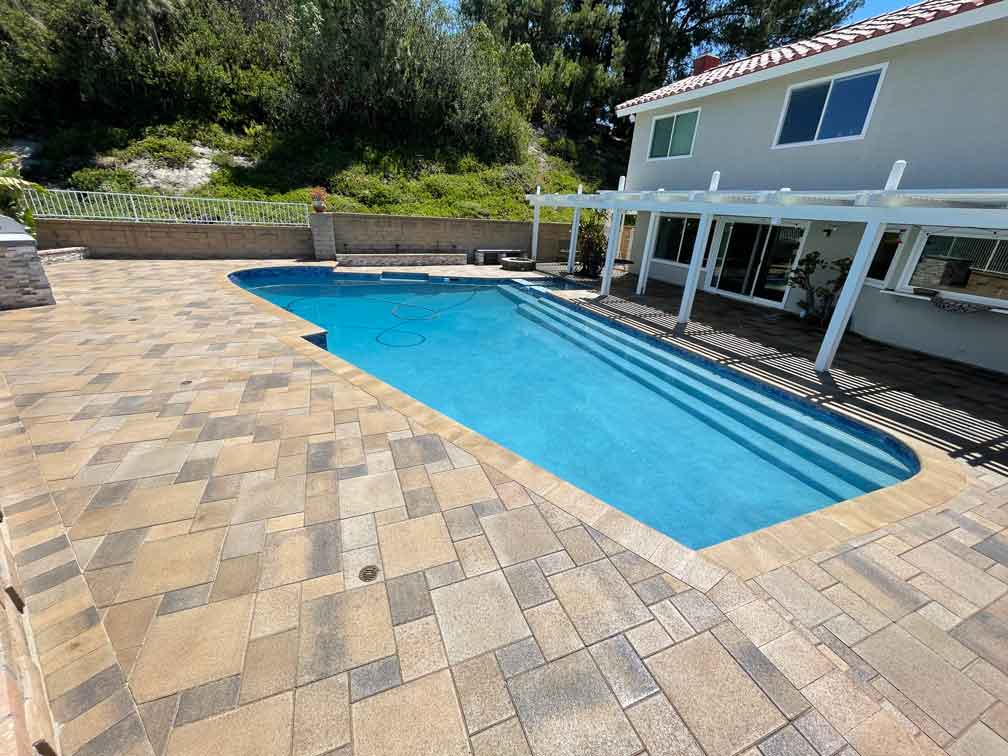 Pavers — completed McFarlane project