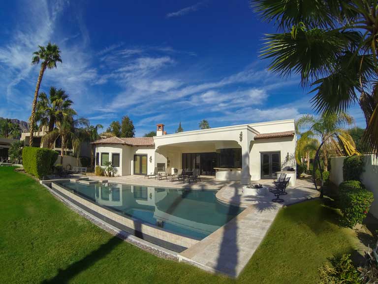 Pool restoration project after completion